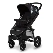 Carucior sport, Lionelo, Annet Tour Golden Moments, Editie Limitata, 0 luni+, Capotina impermeabila UPF 50+, Maner reglabil, Plasa de tantari, Suport biberon, Saculet pentru picioare, Pana la 22 kg, Certificare TUV, Negru BYNLO-ANNET_TOUR_GOLDEN_MOMENTS