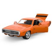 MASINUTA METALICA DODGE CHARGER R/T 1970 PORTOCALIU SCARA 1 LA 36 VIVRas64410