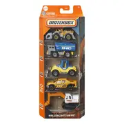 MATCHBOX SET 5 MASINUTE METALICE MBX CONSTRUCTION VII SCARA 1:64 VIVMTC1817_JBX40