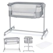 PATUT CO-SLEEPER KINDERKRAFT NESTE UP, FULL LIGHT GREY VIVKLNEUP02LGRF000
