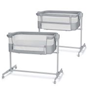 PATUT CO-SLEEPER KINDERKRAFT NESTE UP, FULL LIGHT GREY VIVKLNEUP02LGRF000