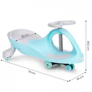 Trotineta gravitationala tip barca cu roti led ecotoys ym-sw-1 - albastru - resigilat edeediym-sw-1blue_resigilat
