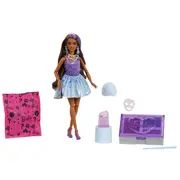 BARBIE SET PARTY UNBOXED REVEAL PAPUSA BARBIE VIOLET CU 10 ACCESORII SURPRIZA VIVMTJFY66