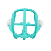 Inel Gingival din silicon Mombella 3 luni+, Melc - Teal KRTM00604