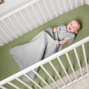 Ingenuity - sac de dormit swaddle me 3-18 luni, 2.5 tog, night sack sleeper, heather grey bbb17394-179