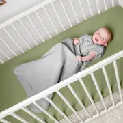 Ingenuity - sac de dormit swaddle me 3-18 luni, 2.5 tog, night sack sleeper, heather grey bbb17394-179