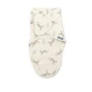 Ingenuity - set 2 sisteme de infasare swaddle me 0-3 luni, colectia monogram, born free bbb17381-071