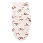 Ingenuity - set 2 sisteme de infasare swaddle me 0-3 luni, colectia monogram, rising sun bbb17381-072