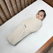 Ingenuity - sistem de infasare swaddle me 0-3 luni, muselina, colectia original, cream bbb17386-003