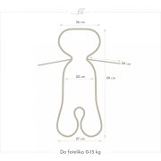 Insertie Antitranspiratie 3d Pentru Scaun Auto 0-13 Kg, Fragute ,   Babysteps Pjbc277