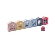 Jucarie Din Lemn, Cubika - Casute Vesele 2 KRT15962