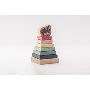 Jucarie din lemn, Cubika, Piramida 3 KRT15894