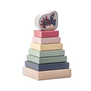 Jucarie din lemn, Cubika, Piramida 3 KRT15894