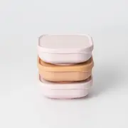 Set 3 boluri pentru hrana bebelusi miniware snack bowl, 100% din materiale naturale biodegradabile, cotton candy+toffee+vanilla mw_mwsb3ctv