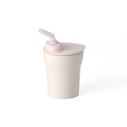 Set diversificare hrana bebelusi miniware little foodie, 100% din materiale naturale biodegradabile, 6 piese, vanilla+cotton candy mw_mwlfvc