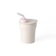 Set diversificare hrana bebelusi miniware little foodie, 100% din materiale naturale biodegradabile, 6 piese, vanilla+cotton candy mw_mwlfvc