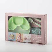 Set diversificare hrana bebelusi miniware mini sous chef 100% din materiale naturale biodegradabile, 6 piese, hot succulent mw_mschs-t