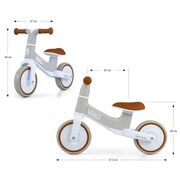 Bicicleta de echilibru copii, roti EVA 7 in, 18m+, Milly Mally, VELO, Brown EKDmm8932