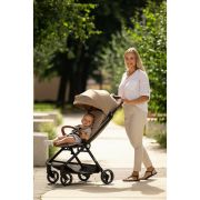 Carucior sport, FreeON, Bold, Pliabil automat, Roti cu suspensii, De la nastere pana la 22 kg, Cu spatar reglabil in 3 pozitii, Beige BYN85321