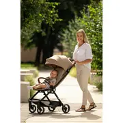 Carucior sport, FreeON, Bold, Pliabil automat, Roti cu suspensii, De la nastere pana la 22 kg, Cu spatar reglabil in 3 pozitii, Green Army BYN85338