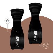 Cleme multifunctionale pentru carucior, 2 bucati, Negru EKDSCA-20BL