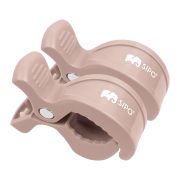 Cleme multifunctionale pentru carucior, 2 bucati, Pink EKDSCA-20LP