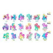 Craze - Figurina de colectionat ponei cu aripi sclipitoare si tatuaje unice ARTCRZ66218