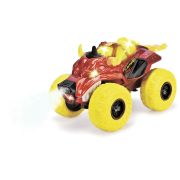 DICKIE MASINA DE TEREN FLAMING FIRE MONSTER CU LUMINI SUNETE SUSPENSII SI FUNCTIE ABUR 25CM VIV203754003