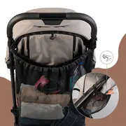 Gentuta multifunctionala pentru maner carucior, Negru, Sipo EKDSCA-13