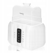 Incalzitor biberoane, Lionelo, ThermUp Duo, 6 moduri de operare, Incalzire, Pastrare temperatura, Decongelare, Senzor pentru temperatura, Oprire automata, Panou tactil, Pentru 2 biberoane simultan, fara BPA, Alb BYNLOC-THERMUP_DUO_WHITE