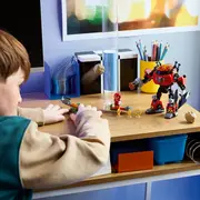 LEGO SONIC KNUCKLES VS DR EGGMAN SI ROBOTUL EGG CRUSHER 77005 VIVLEGO77005