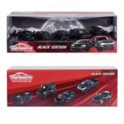 MAJORETTE SET 5 MASINUTE BLACK EDITION 2.0 GIFTPACK VIV212053191
