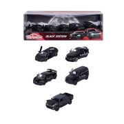 MAJORETTE SET 5 MASINUTE BLACK EDITION 2.0 GIFTPACK VIV212053191
