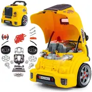 N-GINE – motor auto demontabil, jucarie educativa STEM (3+), Milly Mally, Yellow EKDmm0566