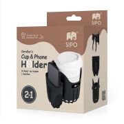 Plasa de insecte 2 in 1 cu parasolar inclus, Sipo EKDSCA-04