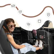 Protectie anti-lovituri pentru scaun auto, negru &ndash; Sipo EKDSCA-05