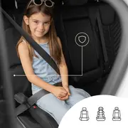 Protectie scaun auto cu strat antialunecare din silicon, Negru, Sipo EKDSCA-09