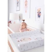 Saltea de infasat, Ceba Baby, Cu Intaritura, Pentru comode, masute de infasat si patuturi, 50x70 cm, Fara BPA, Certificata Oeko-Tex Standard 100, 0 luni+, Basic Balloons BYNW-216-000-734