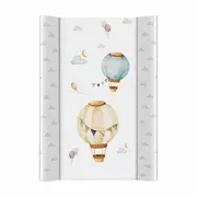 Saltea de infasat, Ceba Baby, Cu Intaritura, Pentru comode, masute de infasat si patuturi, 50x70 cm, Fara BPA, Certificata Oeko-Tex Standard 100, 0 luni+, Basic Balloons BYNW-216-000-734