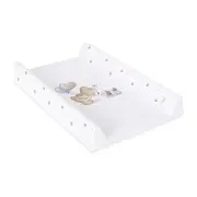 Saltea de infasat, Ceba Baby, Cu Intaritura, Pentru comode, masute de infasat si patuturi, 50x70 cm, Fara BPA, Certificata Oeko-Tex Standard 100, 0 luni+, Ultra Light Friends Forever BYNW-204-000-754