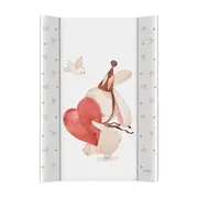 Saltea de infasat, Ceba Baby, Moale, Pentru comode si masute de infasat, 50x70 cm, Fara BPA, Certificata Oeko-Tex Standard 100, 0 luni+, Basic Pierrot BYNW-102-000-785