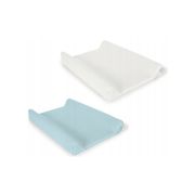 Set 2 huse, Ceba Baby, Pentru saltea de infasat, 50x70 cm, Certificat Oeko-Tex Standard 100, Bumbac, Turquoise/Ecru BYNW-820-117-034