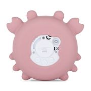 Temometru digital, Petite&Mars, Crabul Caleb, Multifunctional, Ecran usor de citit, Valoare precisa, Silicon Sigur, Avertizare temperatura, 0 luni+, Roz BYN583820