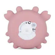 Temometru digital, Petite&Mars, Crabul Caleb, Multifunctional, Ecran usor de citit, Valoare precisa, Silicon Sigur, Avertizare temperatura, 0 luni+, Roz BYN583820