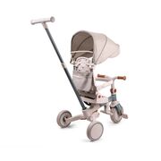 Tricicleta ZIPPY 5in1, sezut rotativ, maner parental, roti din spuma, 12 luni+, Blue EKDmm0436