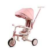 Tricicleta ZIPPY 5in1, sezut rotativ, maner parental, roti din spuma, 12 luni+, Pink EKDmm0443