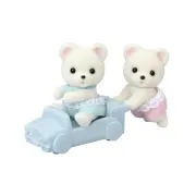 Figurine sylvanian families-gemeni ursuleti polari sf5830