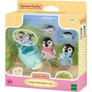 Figurine sylvanian families-pinguini cu masinuta sf5695