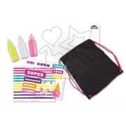 Joc si kit creativ pentru fete Lena Rucsacel textil cu Unicorn SOLLE42607