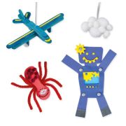 Trusa creatii handmade Jumbo Blue Lena cu 800 accesorii incluse SOLLE42665